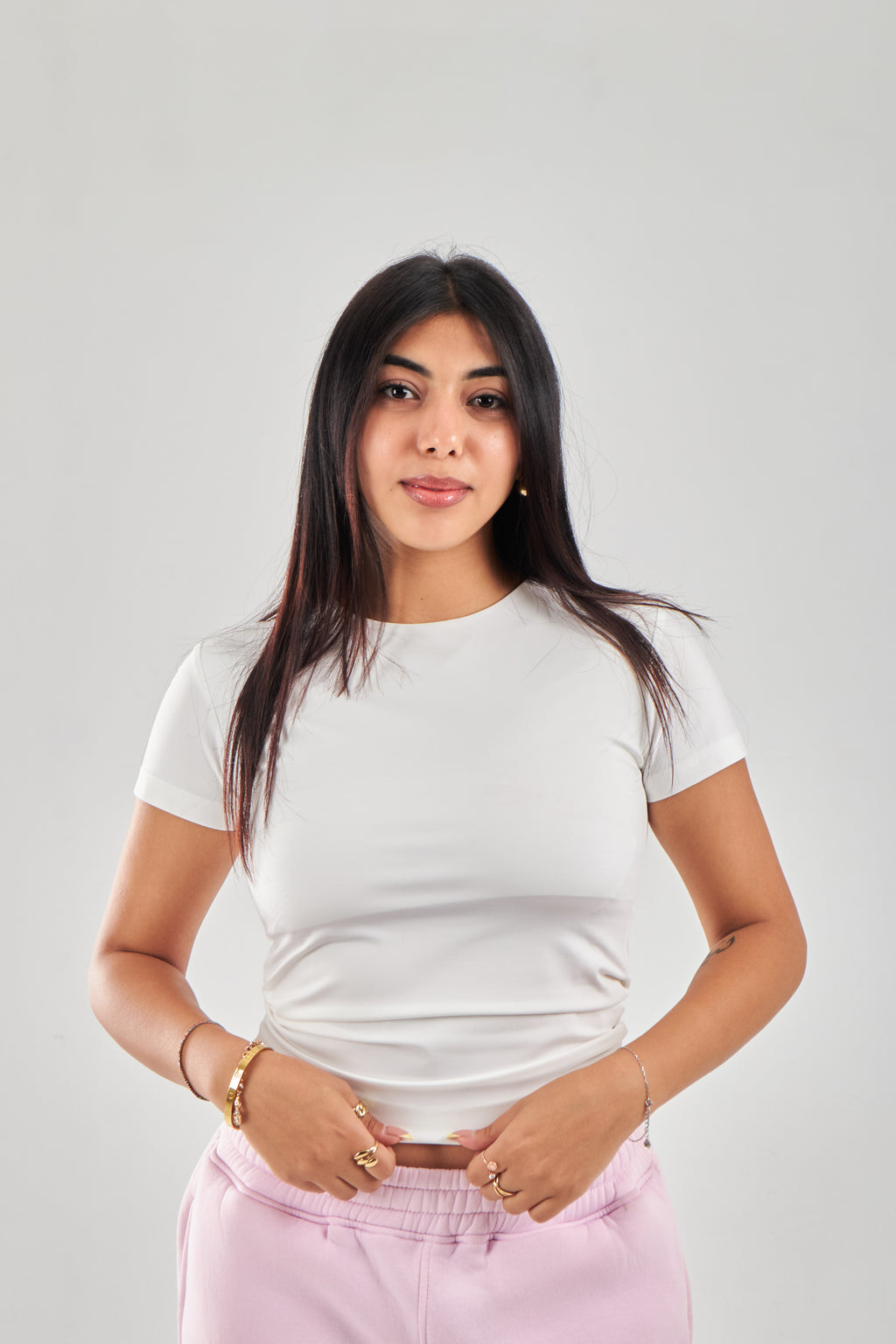 Round Neck Short Sleeves