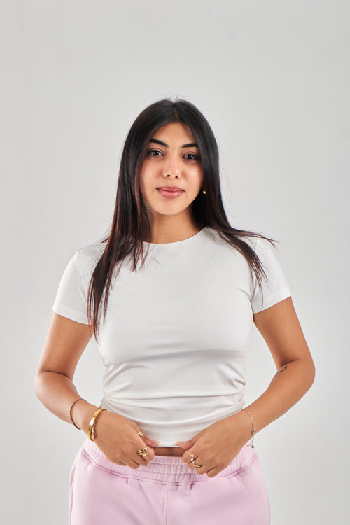 Round Neck Short Sleeves
